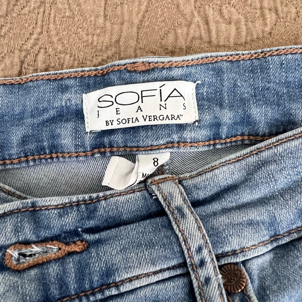 Sofia Vegara Classic Blue Women's Jeans size 8 - Picture 3 of 4
